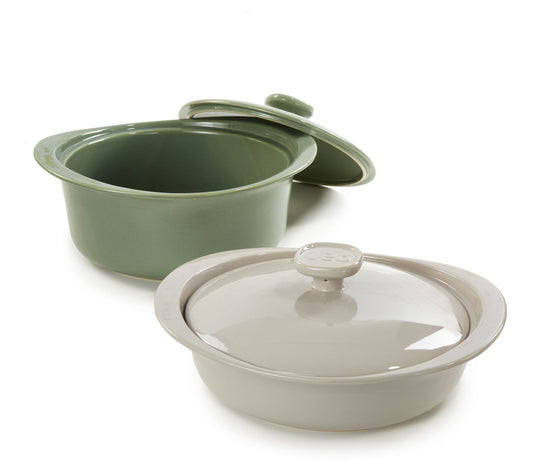 BergHOFF Balance 4Pc Stone Casserole Set With Stone Cover