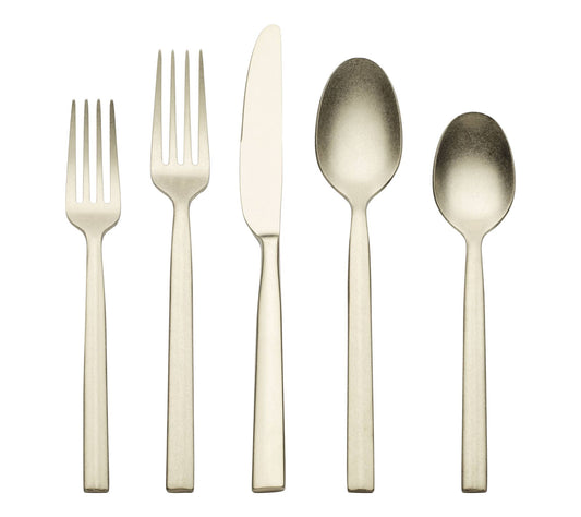 Cambridge Aero Champagne Rumble 20-Piece Flatware Set