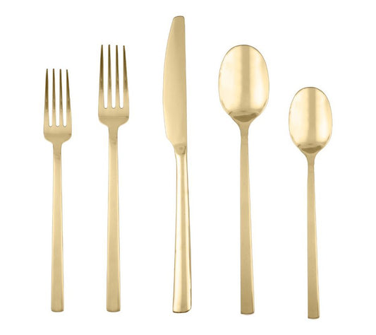 Cambridge Beacon Gold Mirror 20-Piece FlatwareSet