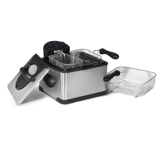 MegaChef 4-Quart Stainless Steel Electric DeepFryer