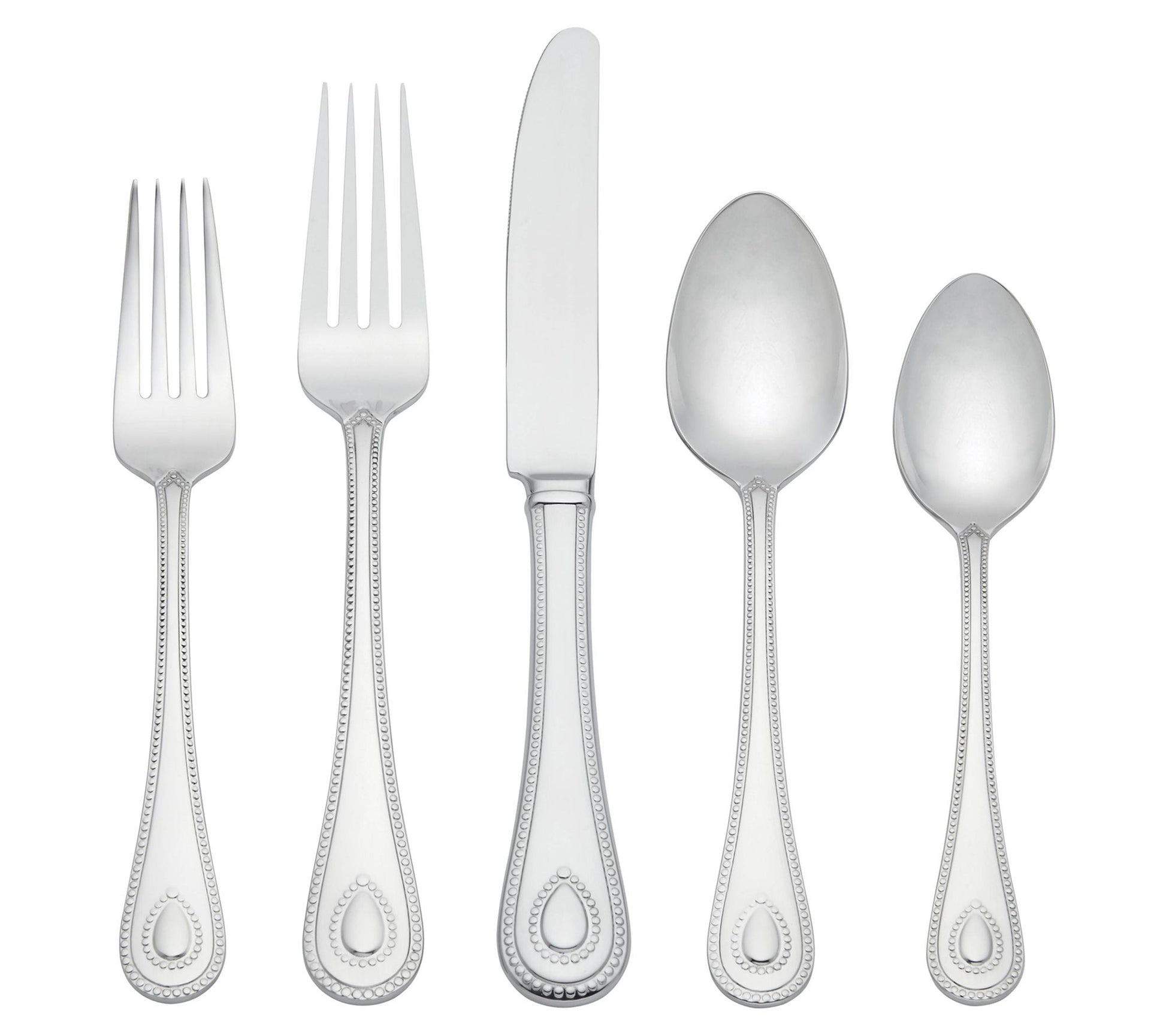 Lenox French Perle Scallop 65-Piece Flatware Set