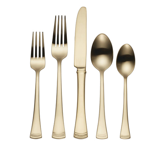 Lenox Portola Gold 20-Piece Flatware Set