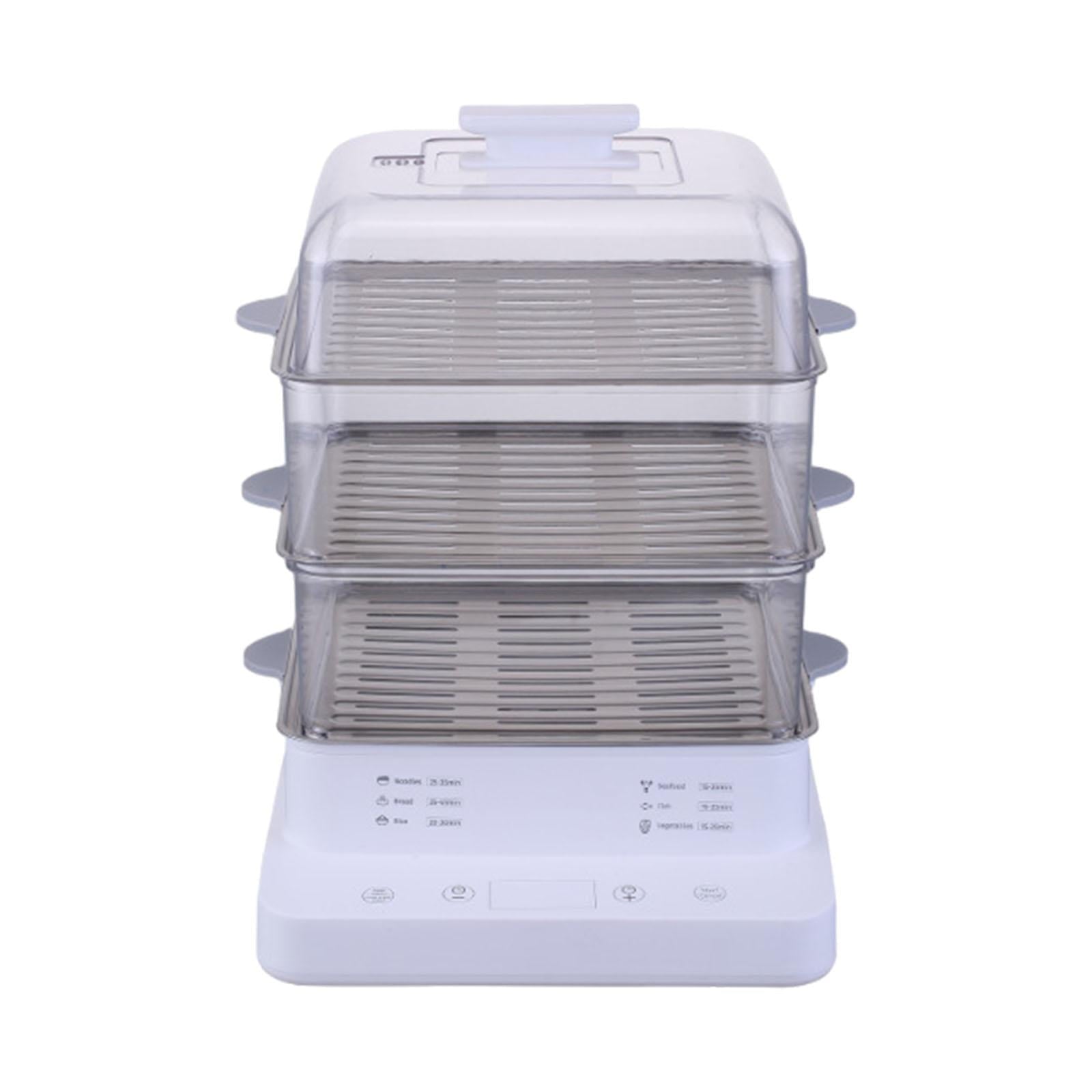 kowaku Electric Food Steamer Vegetable Steamer Fast Cooking Automatic Steamer Pot Dumpling Steamer Rice Cooker for Milk Grains Meats
