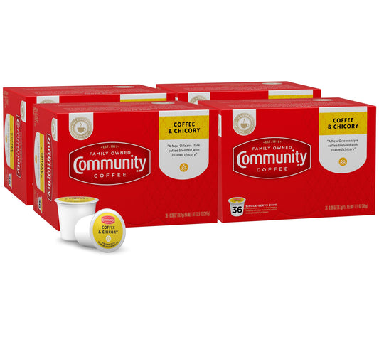 Community Coffee 144-ct Coffee & Chicory Single-Serve Cups