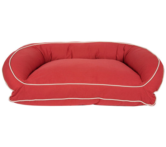 Carolina Pet Sm/Md Orthopedic Classic Canvas Bolster Bed