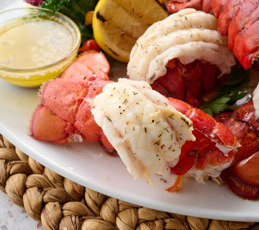 Egg Harbor (10) 3-4oz HPP Maine Lobster Tails w/ Herb Butter