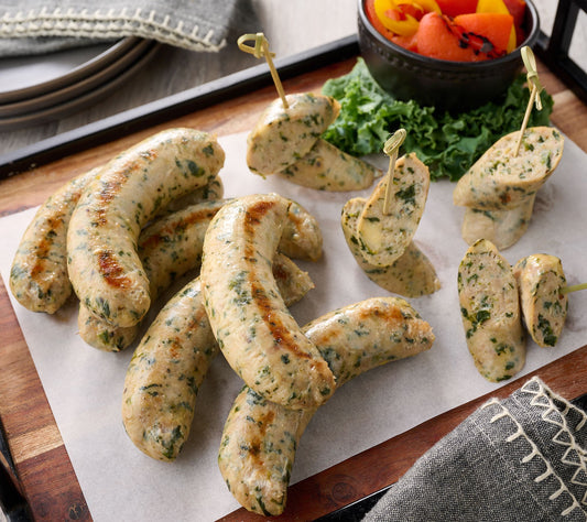 Rastelli's (4) 1-lb Spinach & Feta Chicken Sausage Links