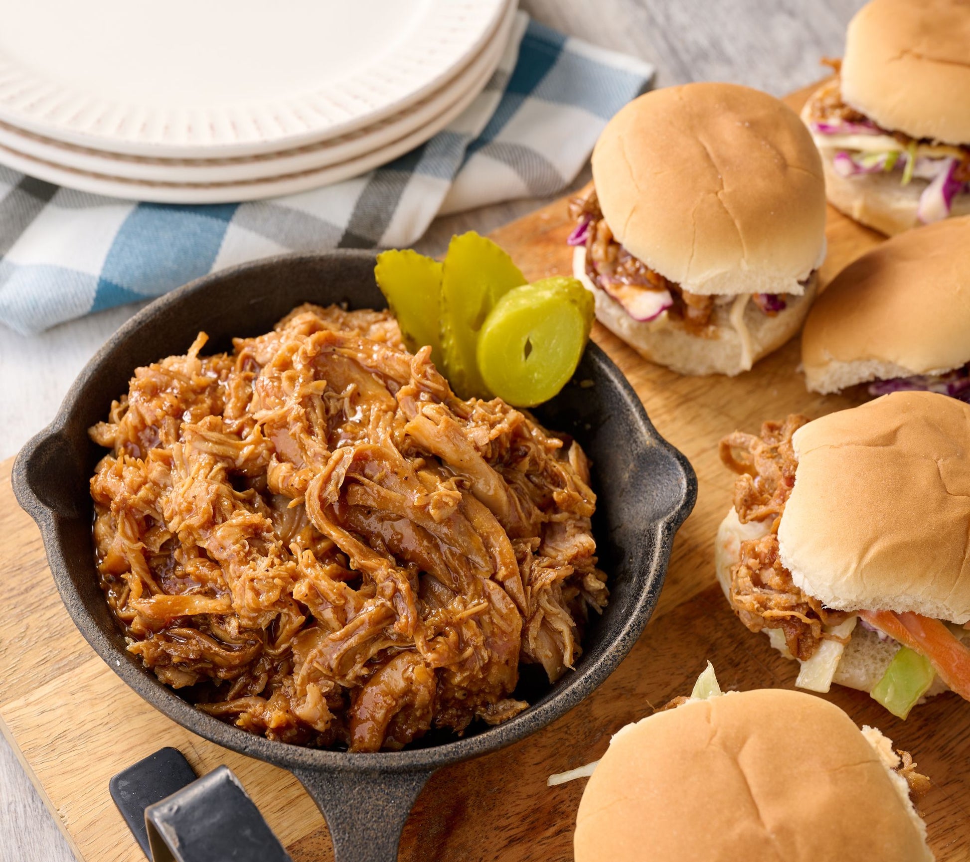 Corky's BBQ 8-lbs of Pulled Pork or Chicken w/ Original BBQ