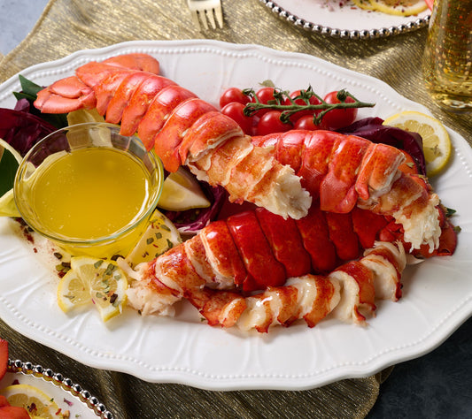 Greenhead (8) 6-7 oz HPP Lobster Tails with Kate's Butter