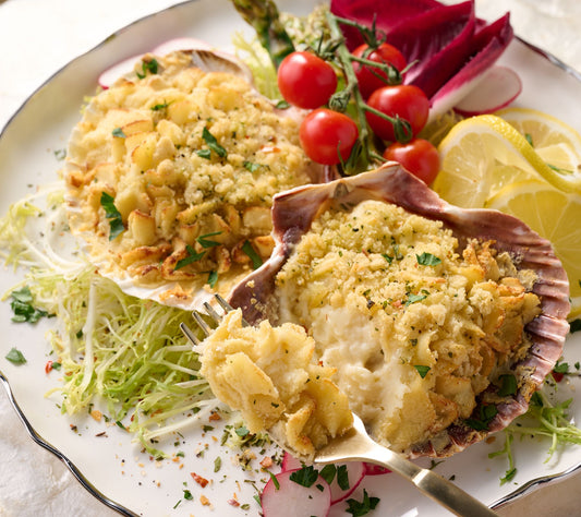 Egg Harbor (10) 4.5oz Coquilles St. Jacques Scallops Auto-Delivery