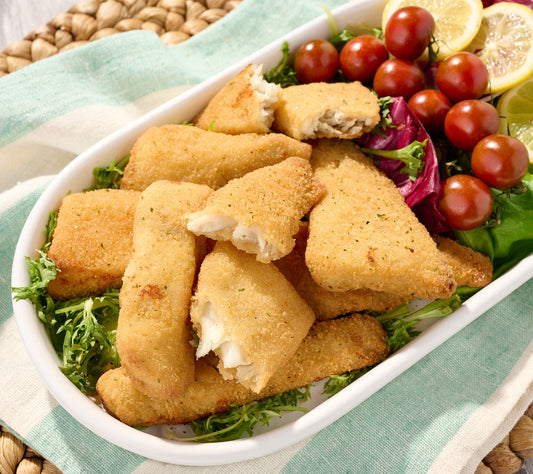 Australis (3) 1lb Breaded Barramundi Filet Fritters Auto-Delivery