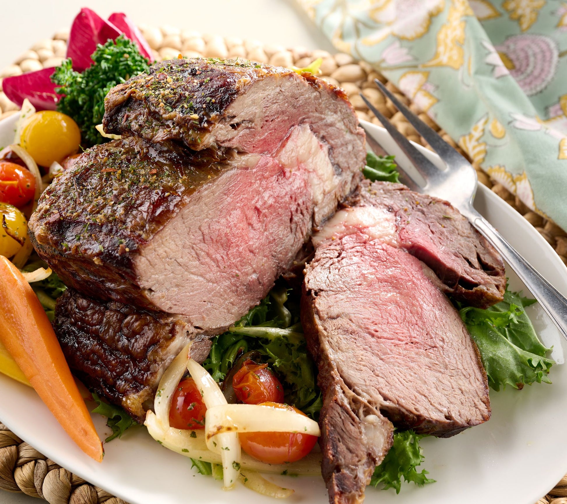 Rastelli's 4-lb Black Angus Prime Rib Roast w/ Seasoning Pack