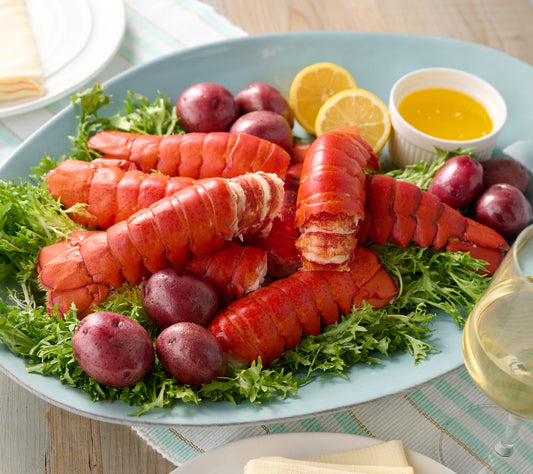 Greenhead Lobster (12) 4-5oz HPP Maine Lobster Tails & Kate's Butter