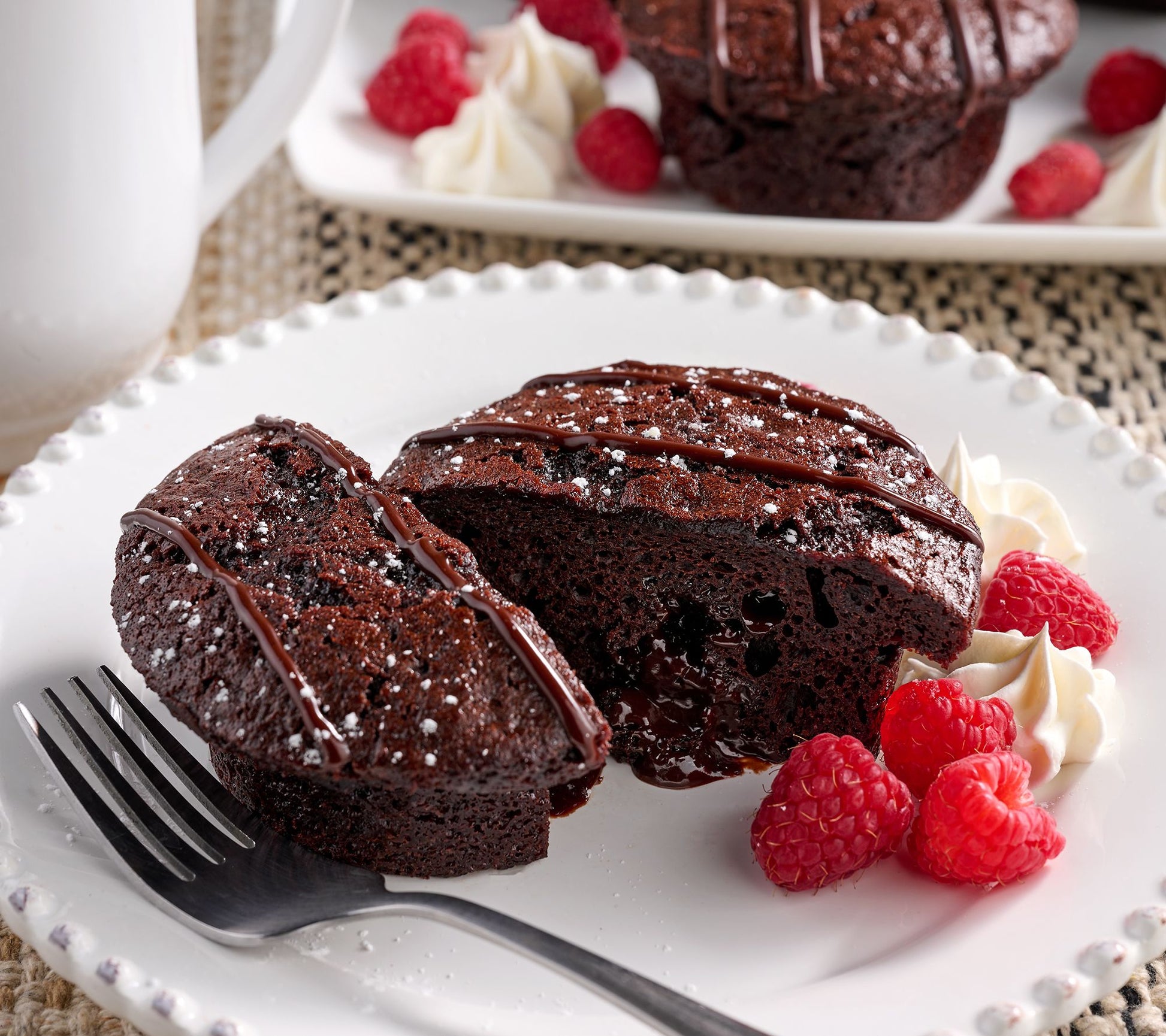 David's Cookies (12) 4 oz Hand Crafted Chocolate Lava Cakes
