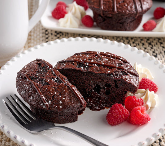 David's Cookies (12) 4 oz Hand Crafted Chocolate Lava Cakes