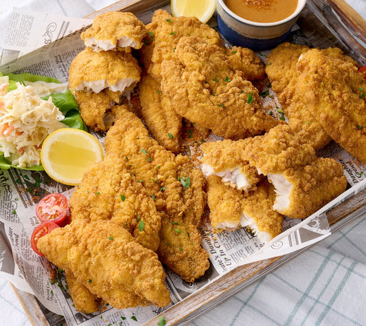 Corky's BBQ 8-lbs of Lightly Breaded Catfish Fillets