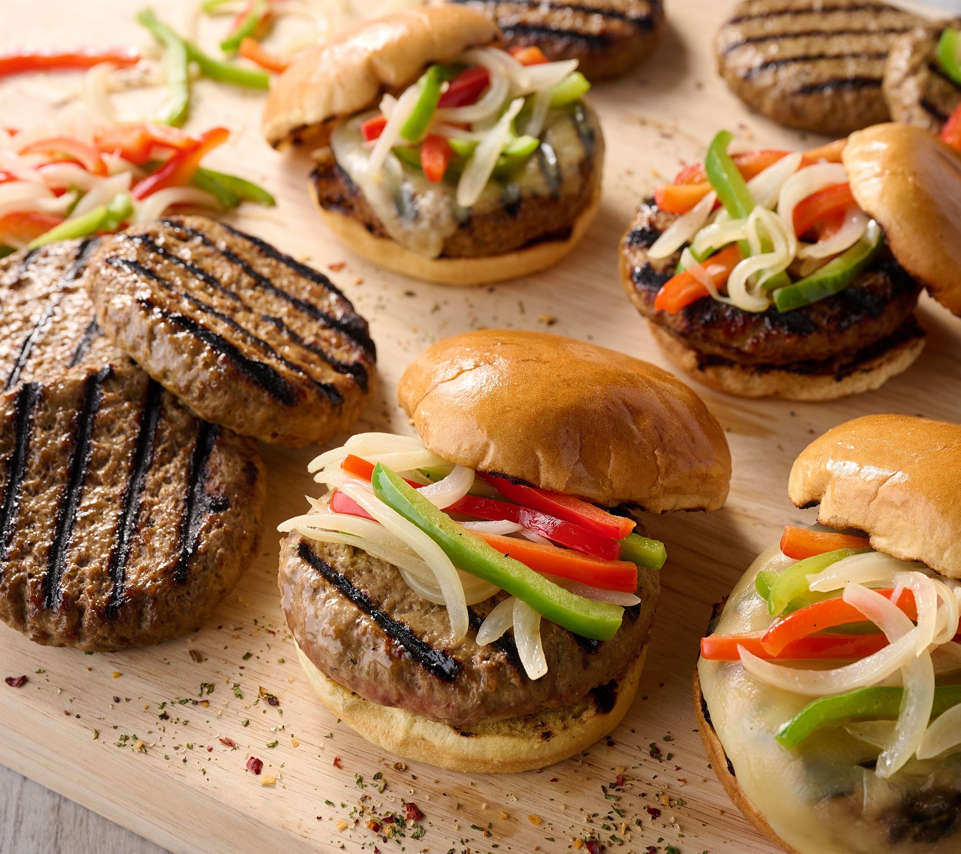SH6/23 Rastelli's (20) Cheesesteak Burgers Auto-Delivery