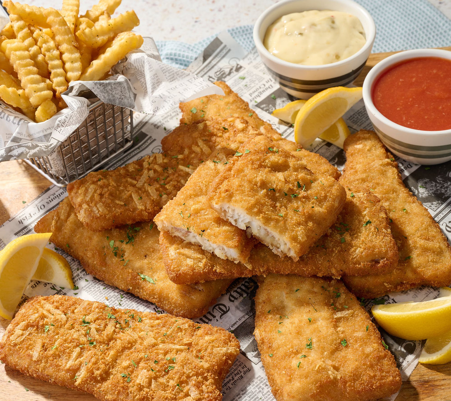 Table & Thyme by Fusha (12) 5.75-oz Potato Encrusted Wild Alaskan Pollock