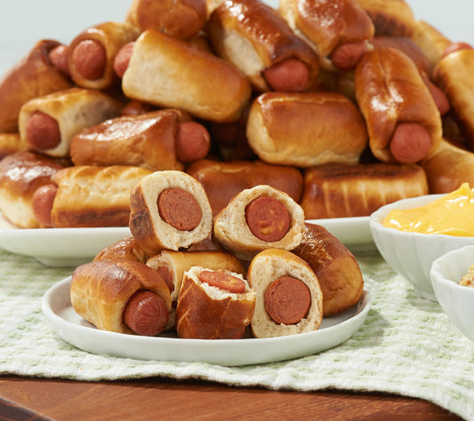 Kim & Scott's 120-Count Mini Beef Pretzel Dogs