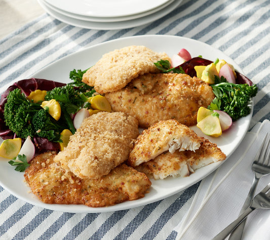 Anderson Seafoods  (8) 5.5oz Coconut & Pecan Crusted Tilapia Combo