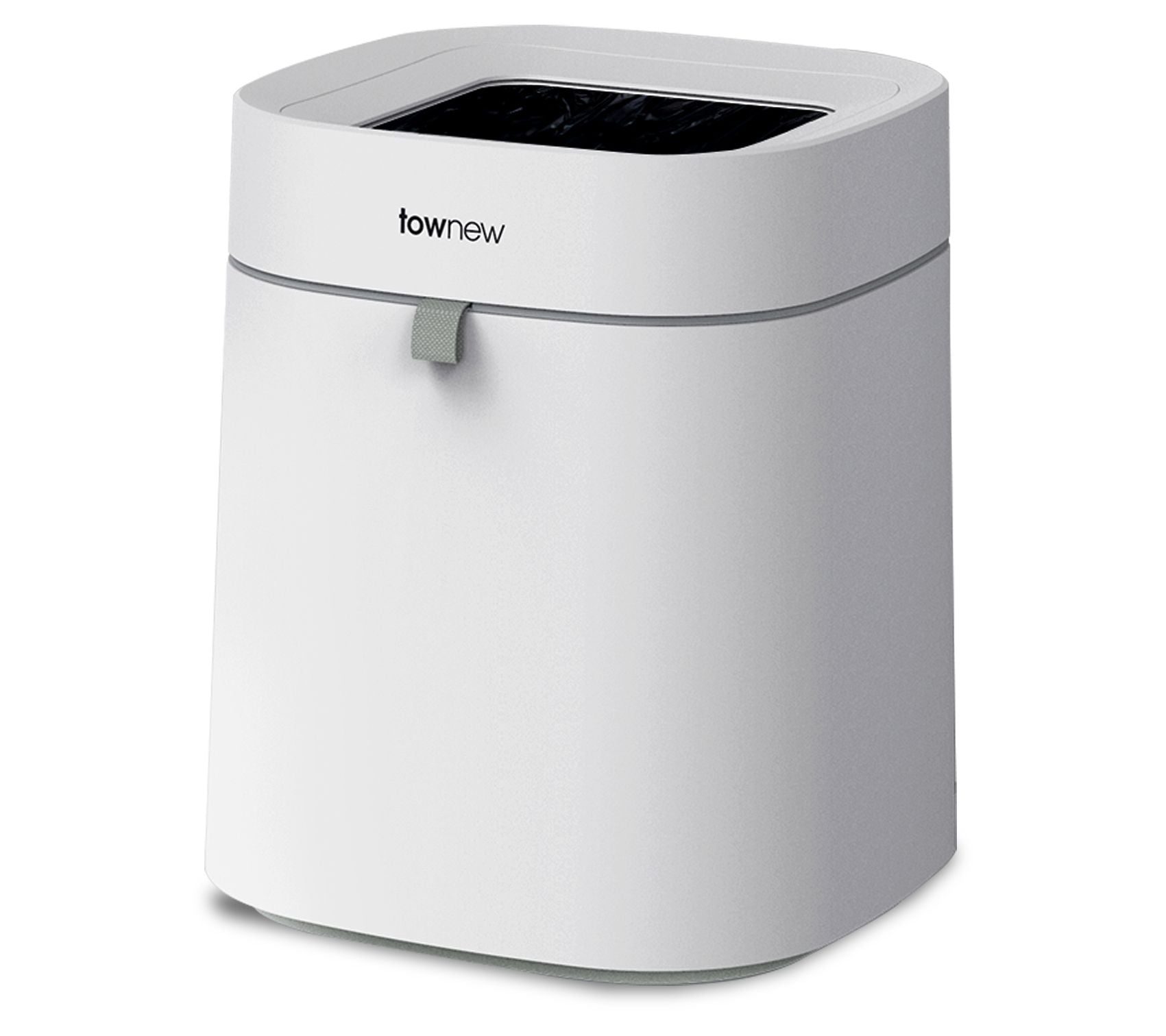 T02B White Self-Cleaning & Self-Changing 4.4-Gal Smart Trash