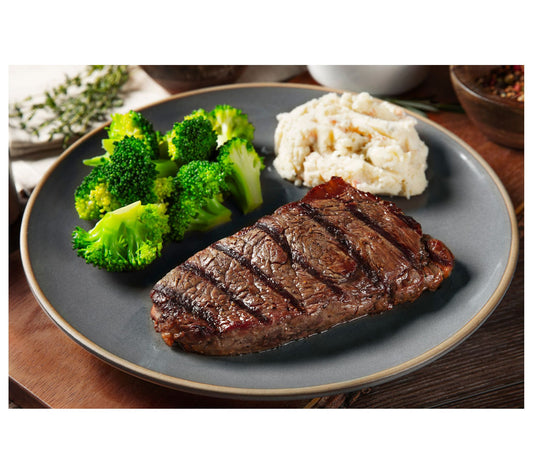 Rastelli's (6) 10 oz Grass-Fed Black Angus NY S trip Steaks