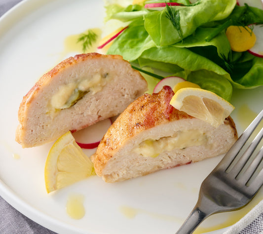 Robert Irvine (10) 6oz Bacon Wrapped and Stuffed Chicken Breasts