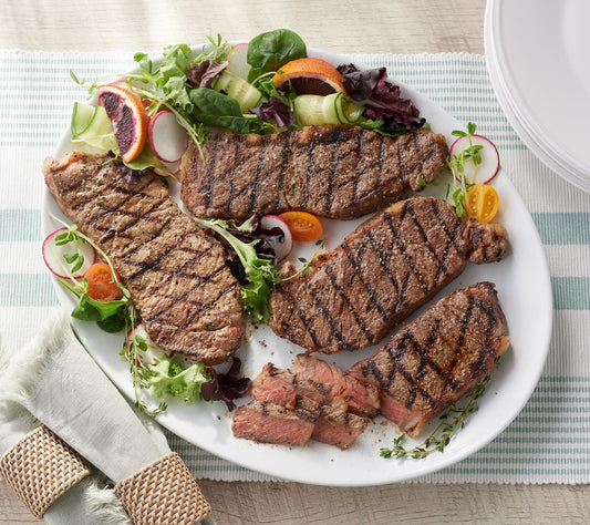Kansas City Steak Co. (8) 8-oz Strip Steaks