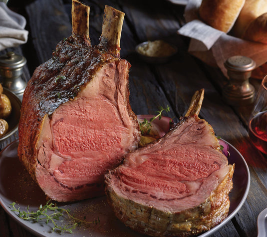 Kansas City Steaks (1) 5.5 lb Bone-in 3-Bone Prime Rib Roast