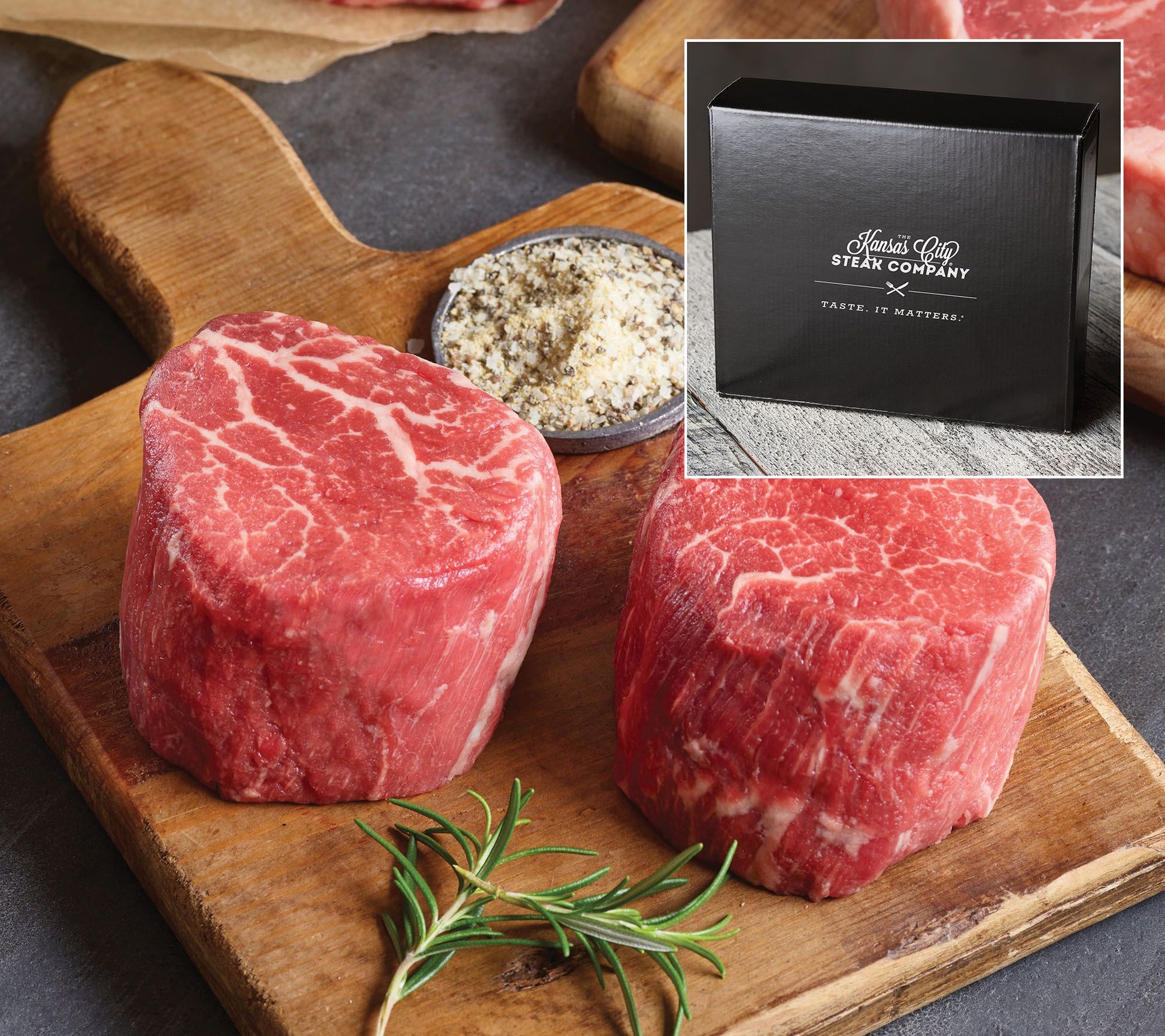 Kansas City Steaks (4) 6-oz USDA Prime Filet Mignon in Gift Box