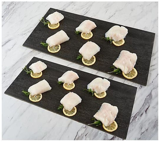 Egg Harbor (12) 5 oz. Halibut Filets with Garlic & Herb Butte