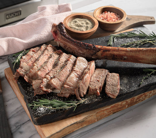 Rastelli's (2) 36 oz. Bone-In Frenched Tomaha wk Steaks