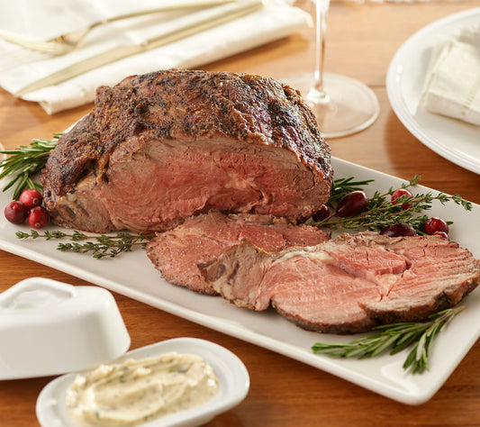 Rastelli's 4-lb Black Angus Prime Rib with Butter