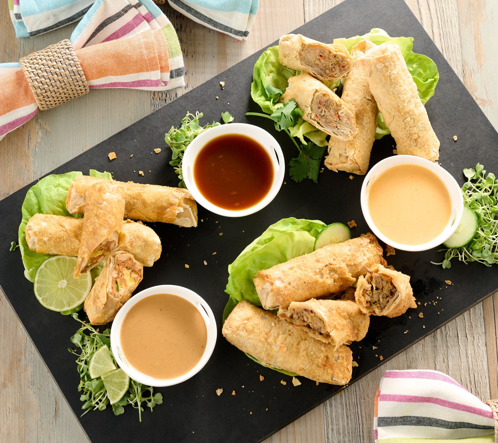 Falkor Fusion (30) 3-oz Pork and Chicken Eggrolls