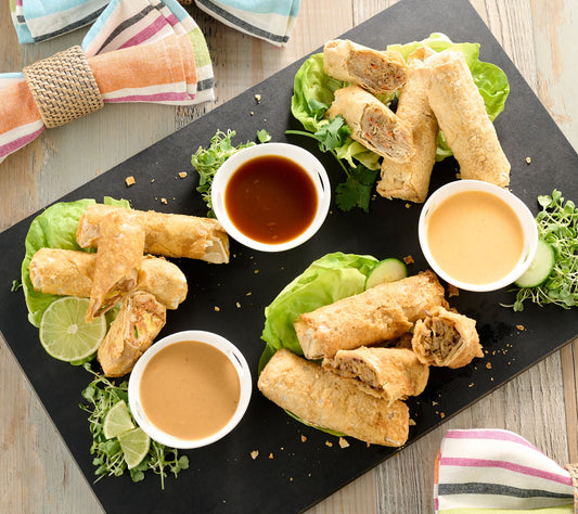 Falkor Fusion (30) 3-oz Pork and Chicken Eggrolls