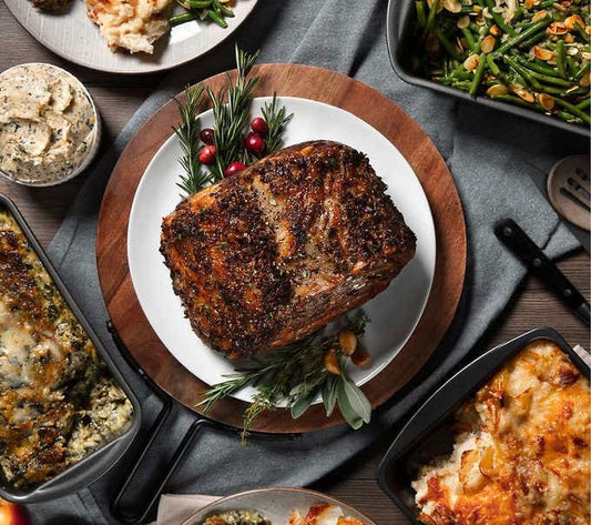 Rastelli's 5-lb Black Angus Prime Rib with Butter & 10-lbs Sides