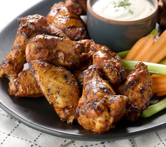 Oak Valley Farms (3) 1 lb. Sous Vide Grilled Chicken Wings