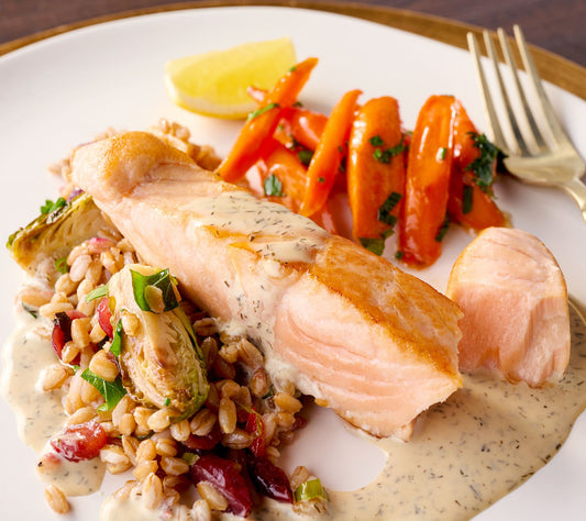 Egg Harbor (12) 4-oz Faroe Island Salmon Filets w/ Lemon Dill Sauce