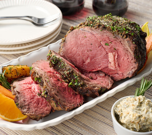 Rastelli's 5-lb Black Angus Prime Rib w/ 1-lb Butter