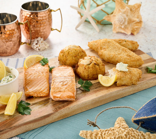 Egg Harbor 6.8-lbs Crab Cakes, Salmon & Cape Hake Auto-Delivery