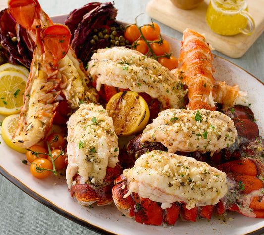 Egg Harbor (12) 5-6 oz HPP Maine Lobster Tails w/ Herb Butter