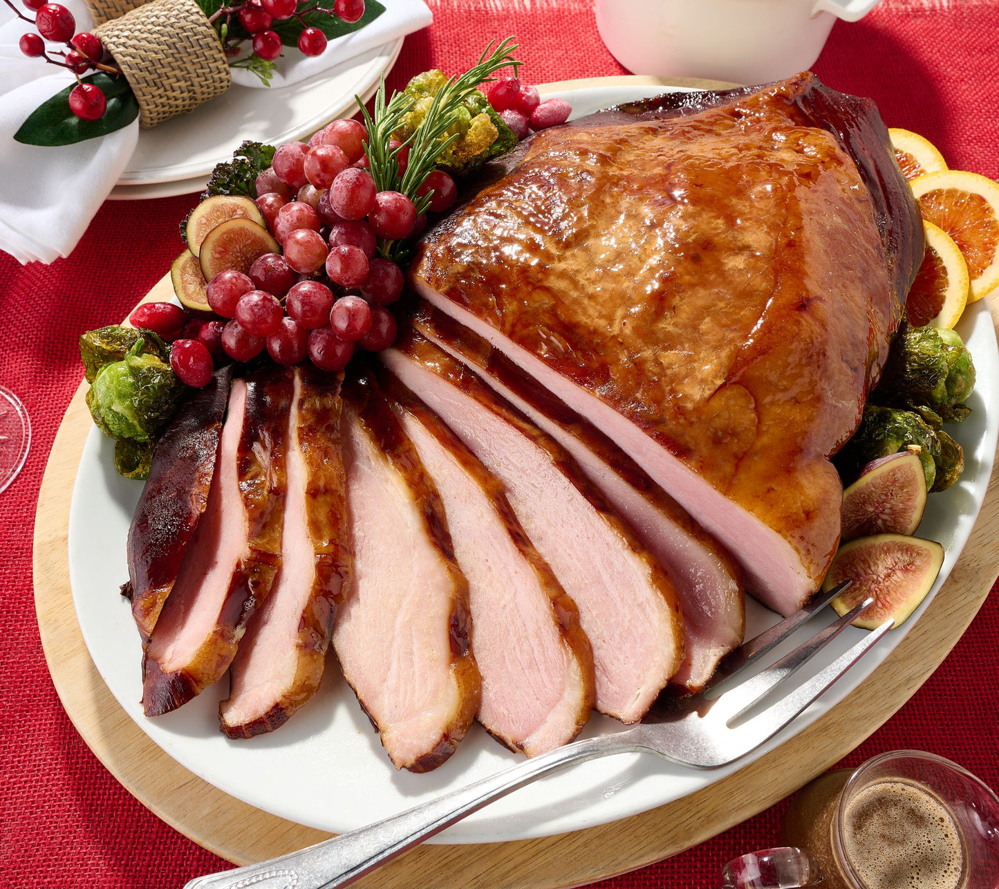 Rastelli's 5-lb Carving Ham w/ Brown Sugar & Spice Glaze