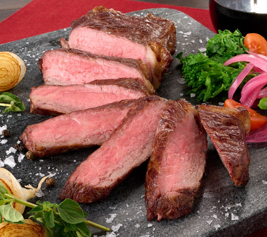 Happy to Meat You (6) 10-oz USDA Prime Strip Steaks