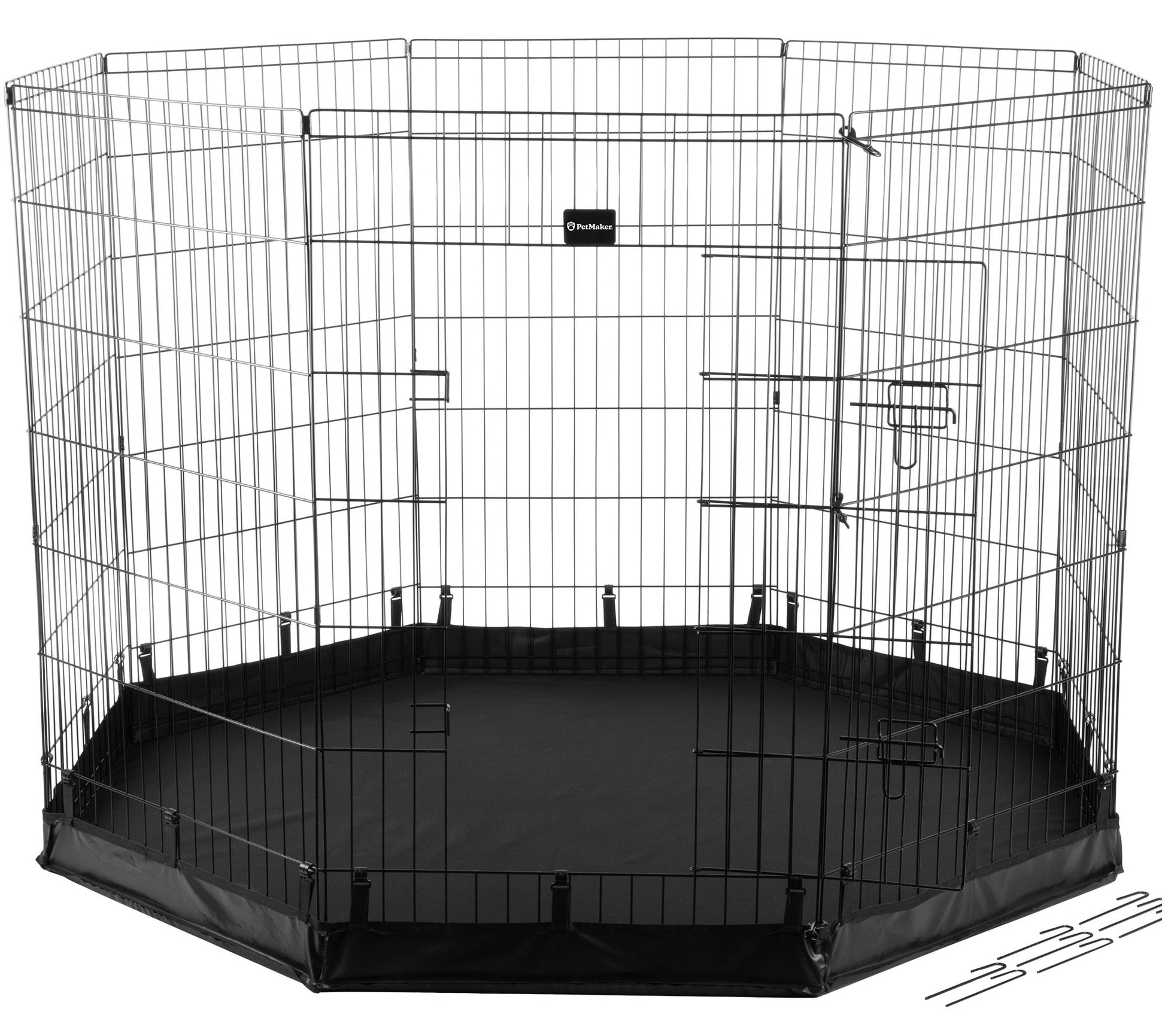 PETMAKER Dog Foldable Metal Exercise Puppy Extra-Tall Playpen