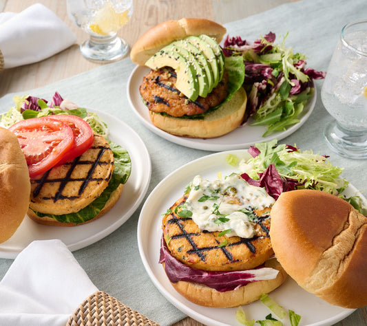 Egg Harbor (12) 4-oz Salmon Burgers Auto-Delivery