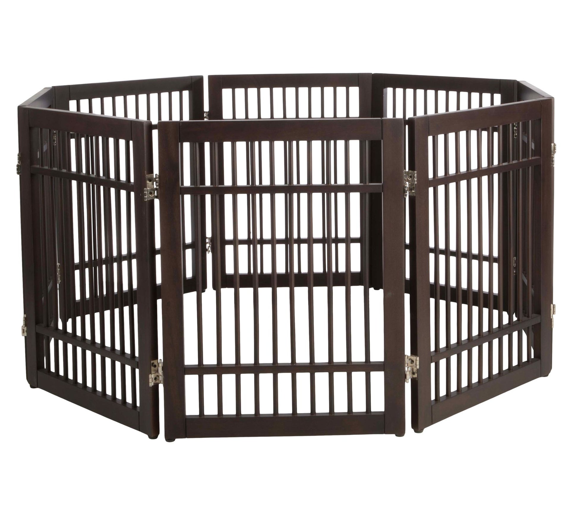PETMAKER Freestanding Dog Gate 8-Panel Foldable  Indoor Fence