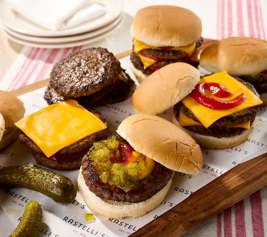 Rastelli's (24) 3-oz Smashed Style Short Rib Butter Burgers Auto-Delivery
