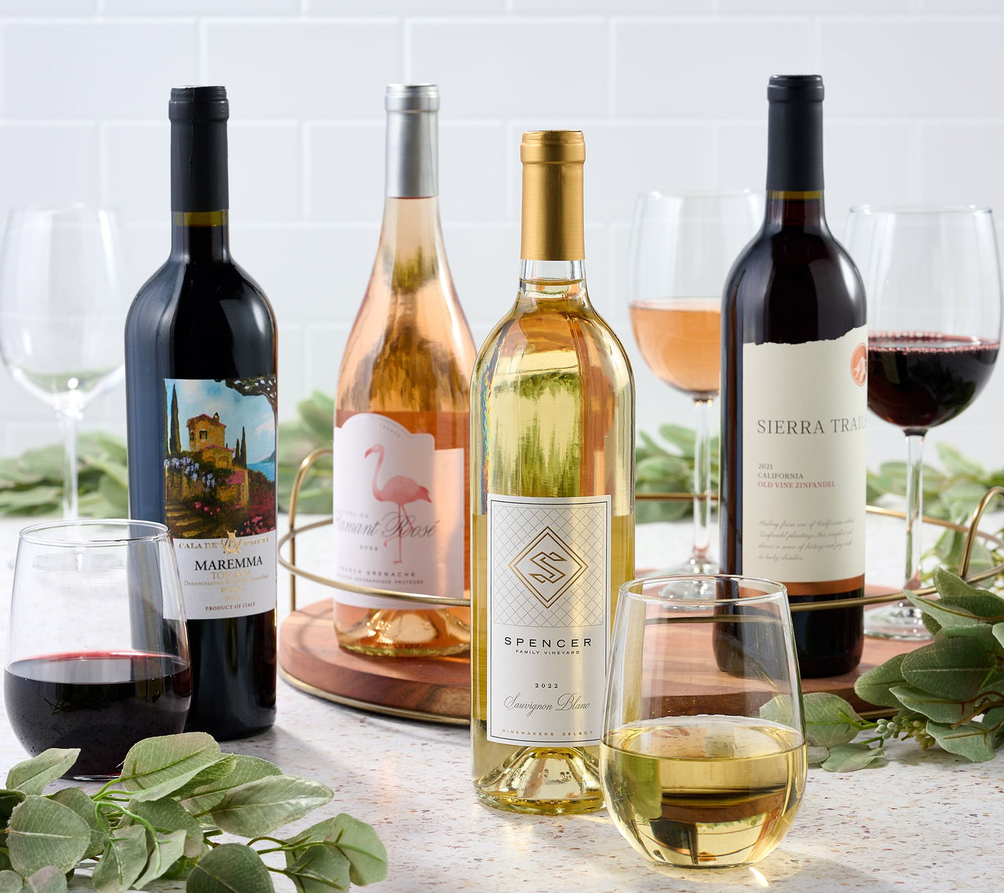 Martha Stewart (12) Bottles of Holiday Wine Auto-Delivery