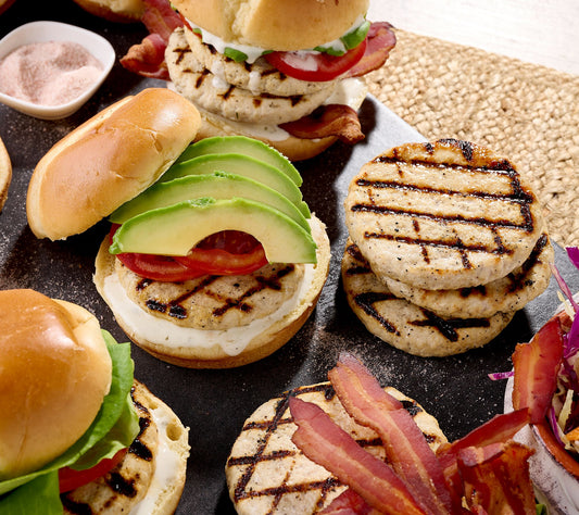 Rastelli's (20) 4-oz Turkey Burgers w/ Pink Sea Salt