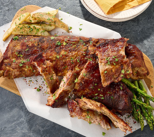 Corky's BBQ (4) 2-lb Full Slabs of BBQ Baby Back Ribs